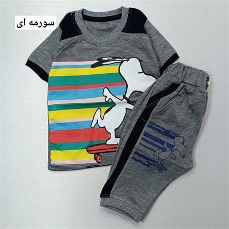 تیشرت شلوارک اسنوپی اسکیت سوار
