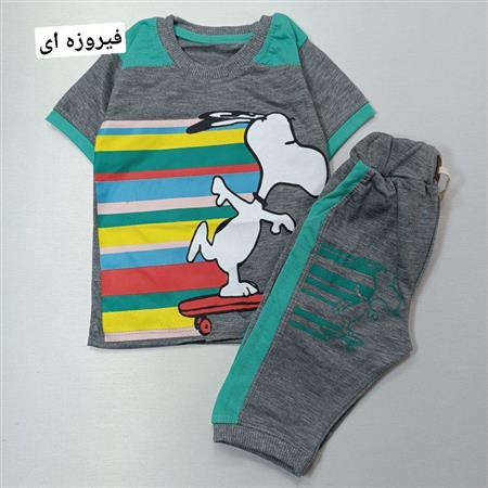 تیشرت شلوارک اسنوپی اسکیت سوار