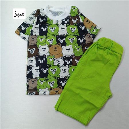 تیشرت شلوارک خانواده پانداها