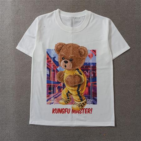 تیشرت سفید تدی Kungfu تکسایز