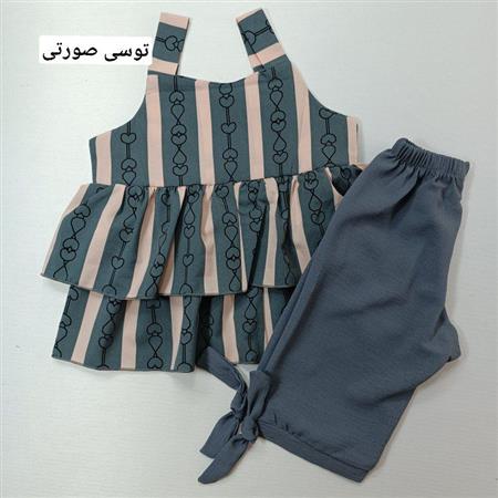 تاپ شلوارک هندسی