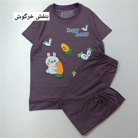 تیشرت شلوارک خرگوش و گربه بازیگوش
