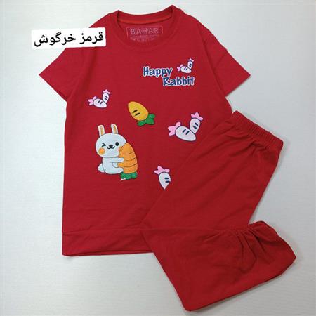 تیشرت شلوارک خرگوش و گربه بازیگوش
