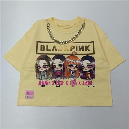 کراپ زنجیری Black pink