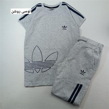 تیشرت شلوار دو خطی adidas