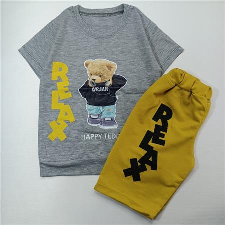 تیشرت شلوارک Happy teddy