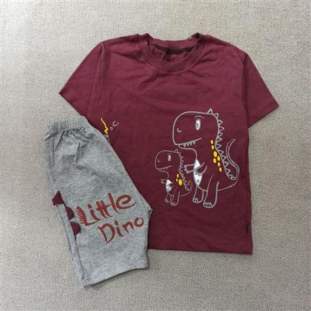 تیشرت شلوارک little Dino تکسایز