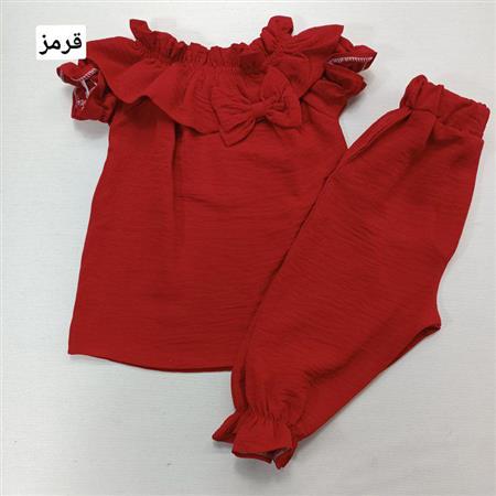 شومیز شلوارک بنفشه