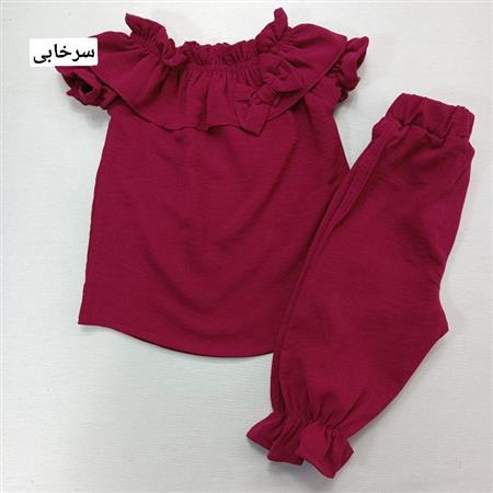 شومیز شلوارک بنفشه
