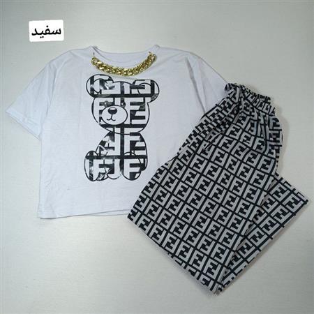 کراپ شلوار زنجیری تدی F