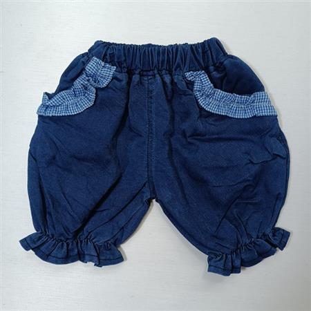 پیراهن شلوارک دخترانه پاپیون قرمز