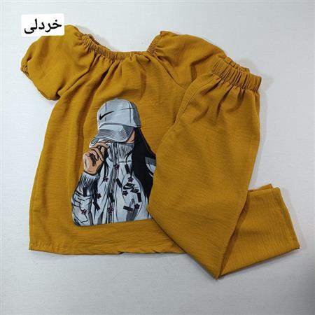تیشرت شلوار دختر نگینی