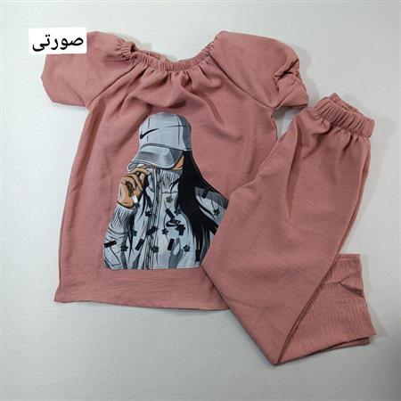تیشرت شلوار دختر نگینی