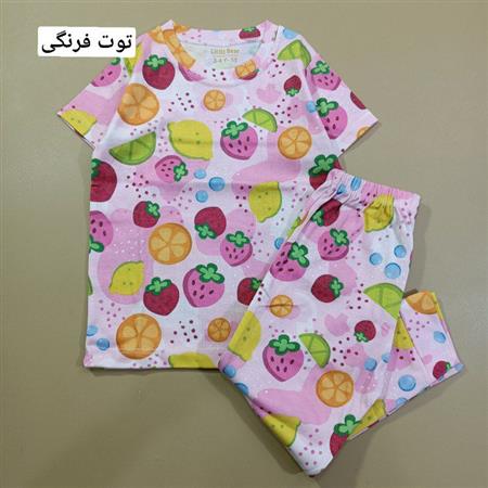 تیشرت شلوار راحتی توت فرنگی و یونیکورن