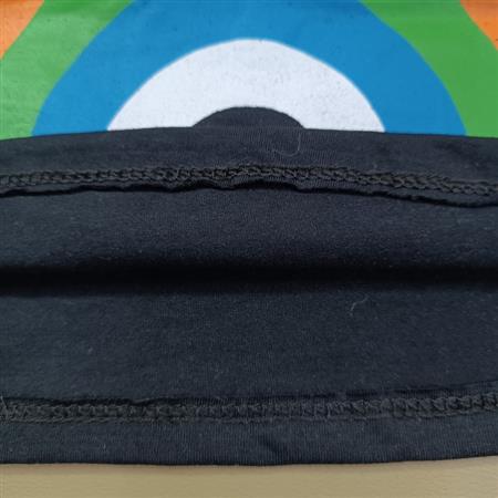 کراپ شلوارک rainbow مشکی