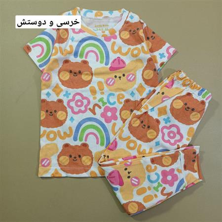 تیشرت شلوار رنگارنگ