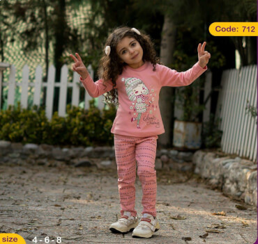 بلوز شلوار دختر و پرنده