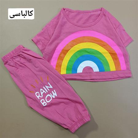 کراپ شلوارک rainbow هفت رنگ