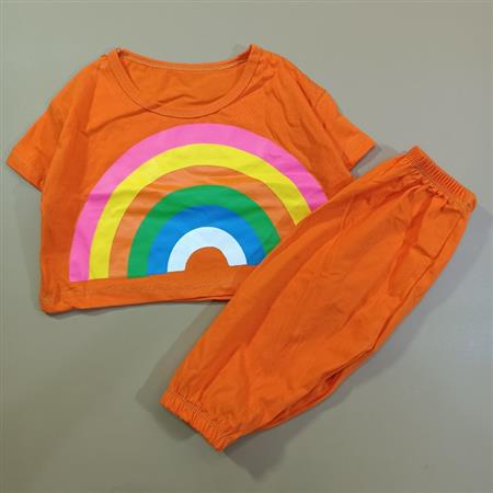 کراپ شلوارک rainbow هفت رنگ