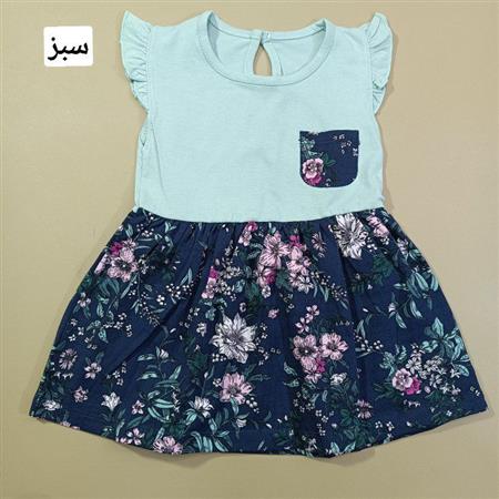 پیراهن تک جیب گلدار