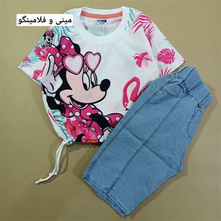 کراپ شلوارک نگینی جذاب
