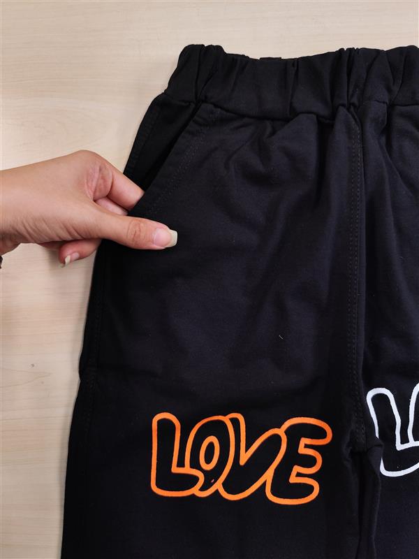 کراپ شلوار love heart