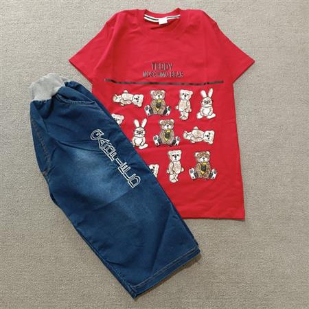 تیشرت شلوارک teddy Moschino bear تکسایز