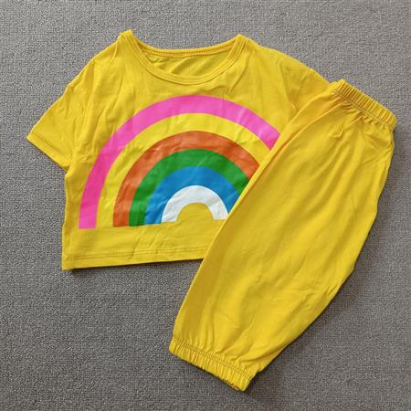 کراپ شلوارک رنگی Rain bow تکسایز