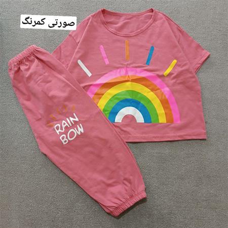 کراپ شلوارک رنگی Rain bow تکسایز