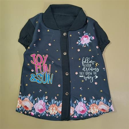شومیز تک مشکی Fun & Sun