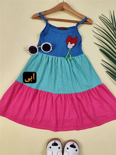 پیراهن سه رنگ موشی