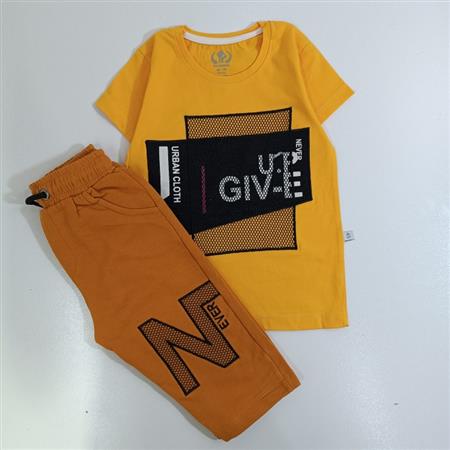 تیشرت شلوارک جلو تور Give up