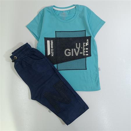 تیشرت شلوارک جلو تور Give up