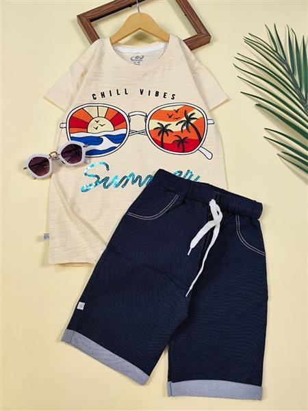 تیشرت شلوارک عینکی summer