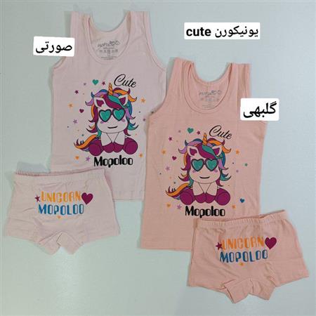 ست شورت رکابی دخترانه