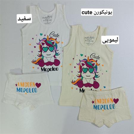 ست شورت رکابی دخترانه