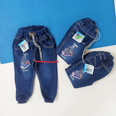 شلوار جین پسرانه طرح کتانی⛸