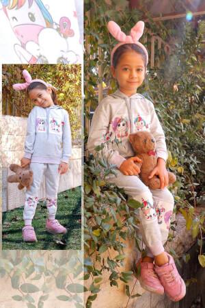 هودی شلوار پونی و‌میکی موس