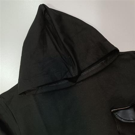 هودی تک مشکی جیب دار