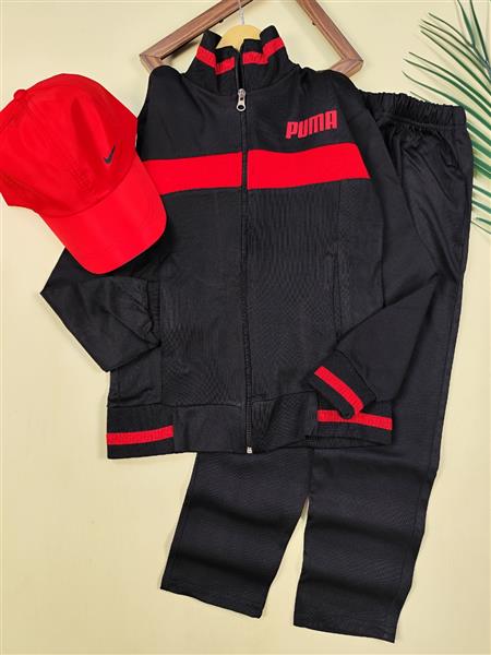 سویشرت شلوار یقه دو رنگ puma
