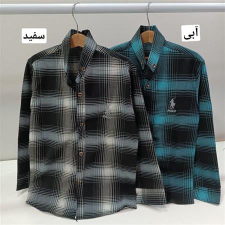 پیراهن پسرانه چهارخونه سوارکار polo