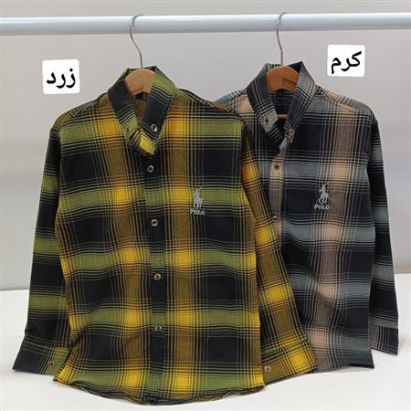 پیراهن پسرانه چهارخونه سوارکار polo