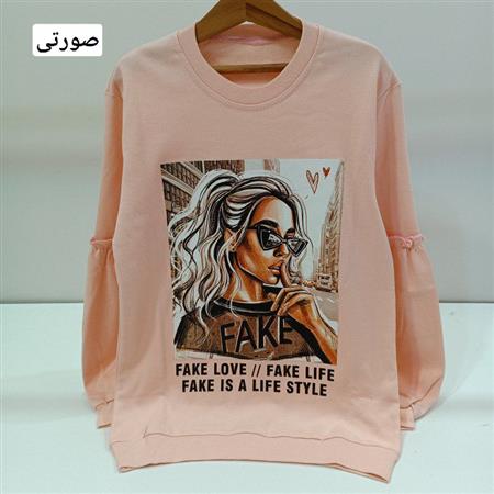 بلوز تک Fake love 2 آستین چیندار