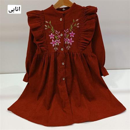 پیراهن کبریتی گلدوزی