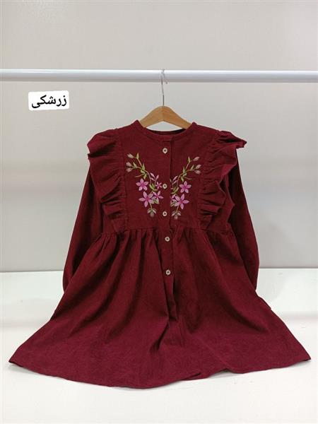 پیراهن کبریتی گلدوزی