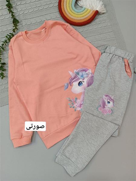 بلوز شلوار چاپی یونیکورن