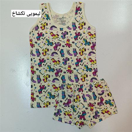 ست شورت و رکابی پری دریایی و تکشاخ