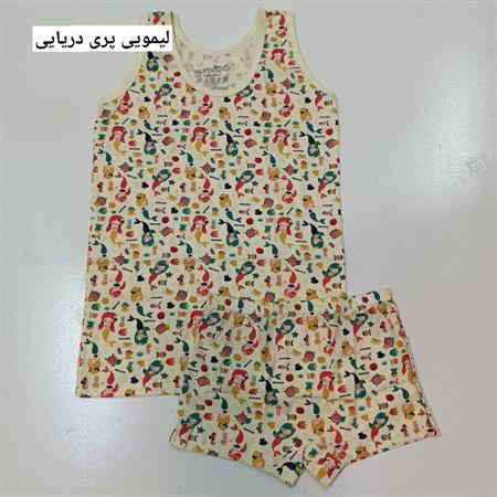 ست شورت و رکابی پری دریایی و تکشاخ
