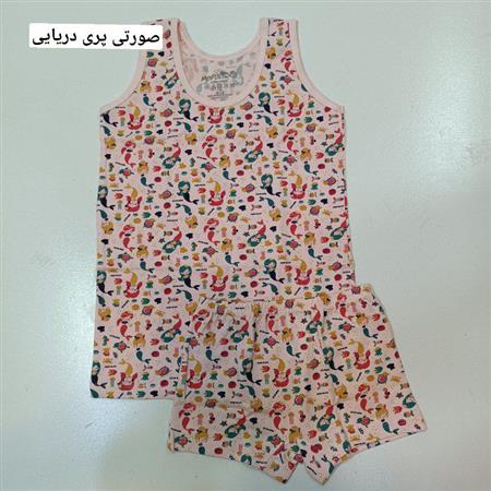 ست شورت و رکابی پری دریایی و تکشاخ