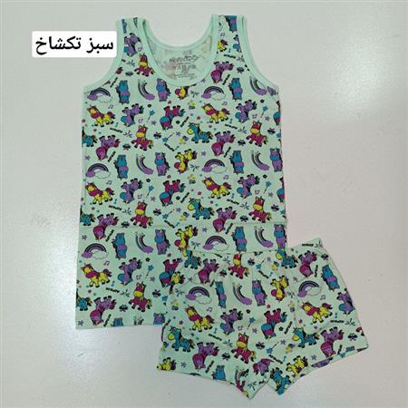 ست شورت و رکابی پری دریایی و تکشاخ